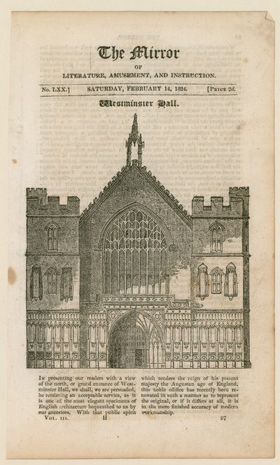 Westminster Hall od English School