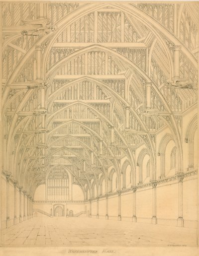 Westminster Hall, 1814 od English School