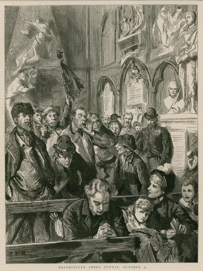 Westminsterské opatství, neděle 23. října od English School