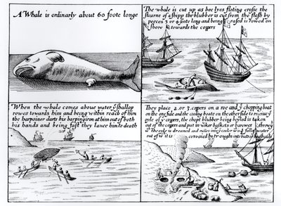 Lov velryb na Spitzbergen v roce 1611 od English School