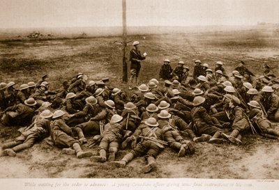 Čekání na rozkaz k postupu, 1914-19 od English School