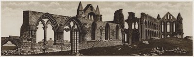 Whitby Abbey (litho) od English School