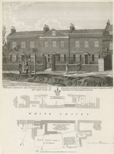 Whitechapel Almshouses od English School