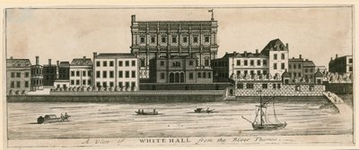 Whitehall od řeky Temže od English School