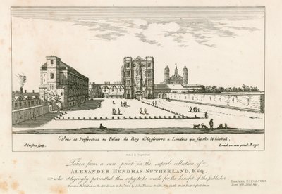 Whitehall v 17. století od English School