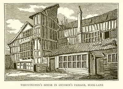 Whittingtons House v Swithins Passage, Moor-Lane od English School