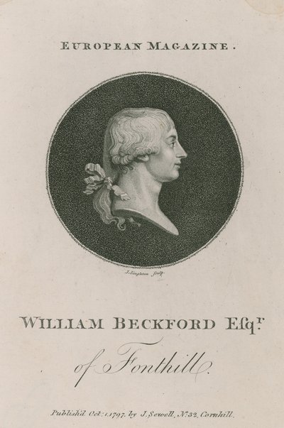 William Beckford z Fonthill, primátor Londýna 1756 od English School