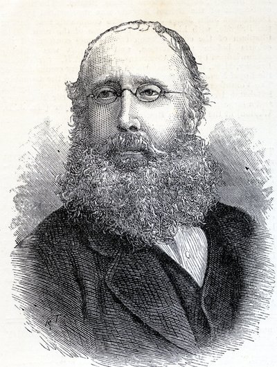 William Bromley-Davenport (1821-1884) z Illustrated London News 28. června 1884 od English School