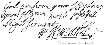 William Cavendish, D z Newcastlu od English School
