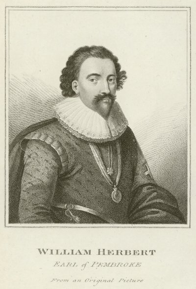 William Herbert, hrabě z Pembroke (rytina) od English School