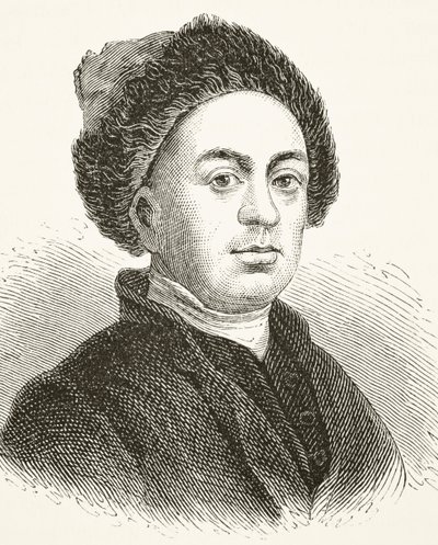 William Hogarth, z „Národní a domácí historie Anglie“ od Williama Hickmana Smith Aubrey (1858-1916), vydaný v Londýně, kolem roku 1890 od English School