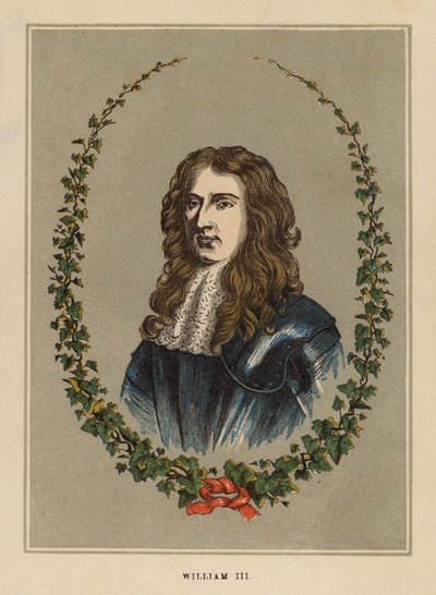 William III (kolorovaná rytina) od English School