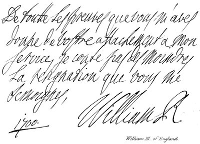 Anglický William III od English School
