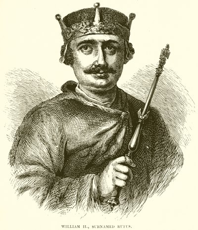 William II, příjmením Rufus od English School