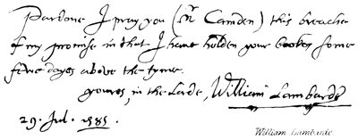 William Lambarde od English School