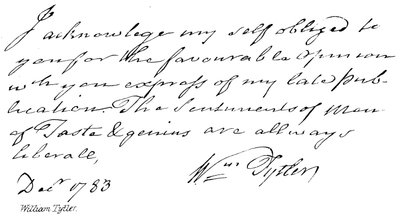 William Tytler od English School
