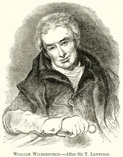 William Wilberforce. Po siru T. Lawrence (rytina) od English School