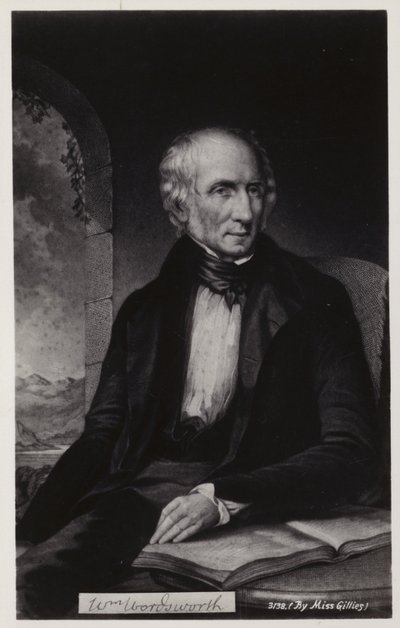 William Wordsworth (1770-1850), anglický básník (litografie) od English School