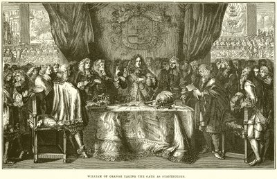 Vilém Oranžský složil přísahu jako Stadtholder od English School
