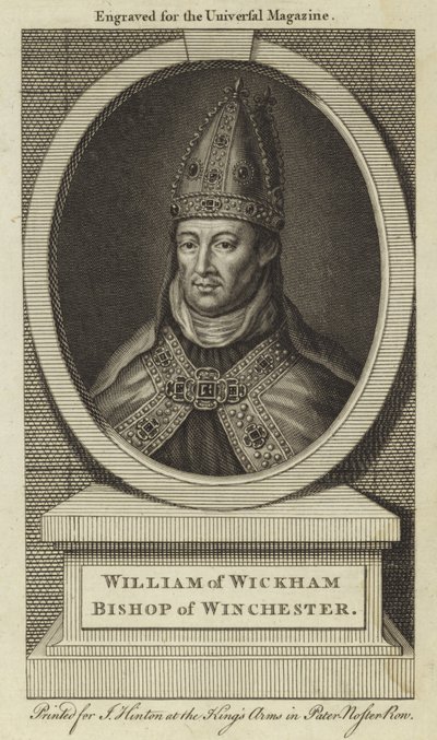 William z Wickhamu, biskup z Winchesteru od English School