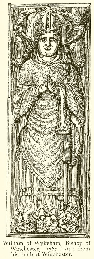 William z Wykehamu, biskup z Winchesteru, 1367-1404 od English School