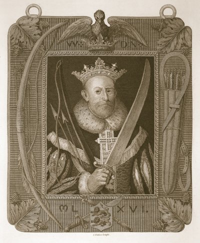 William the First, ryl J. Fittler, ilustrace od Davida Humese Historie Anglie, pub. od R. Bowyera, Londýn, 1812 od English School