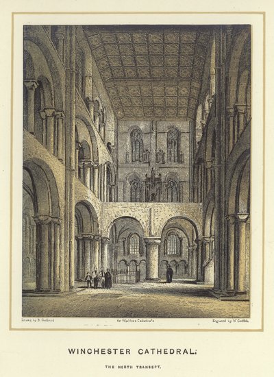 Winchesterská katedrála, severní transept od English School