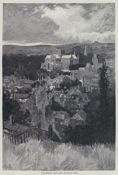 Winchester, z Eastern Hills (litho) od English School