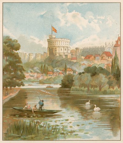 Windsorský zámek od English School