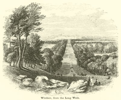 Windsor, z Long Walk od English School