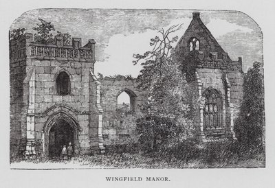 Wingfield Manor (rytina) od English School