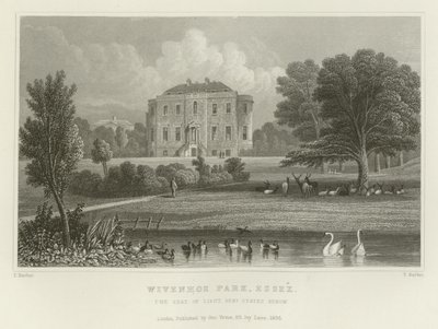 Wivenhoe Park, Essex, sídlo generálporučíka států Rebow od English School