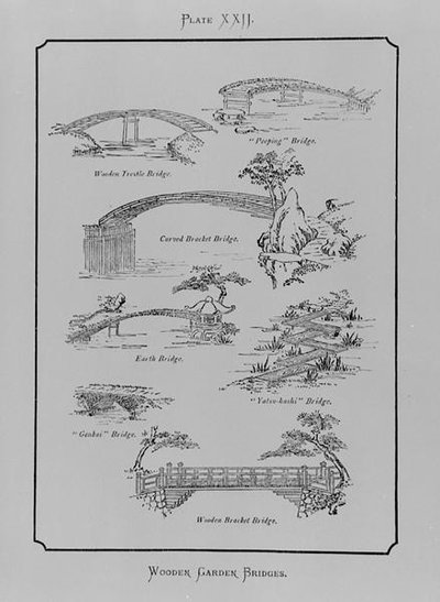 Wooden Garden Bridges, z 