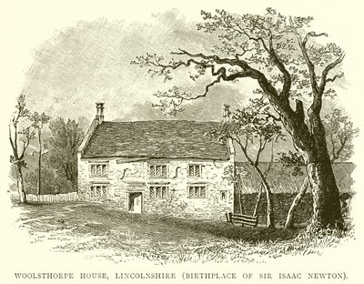 Woolsthorpe House, Lincolnshire (rodiště sira Isaaca Newtona) od English School