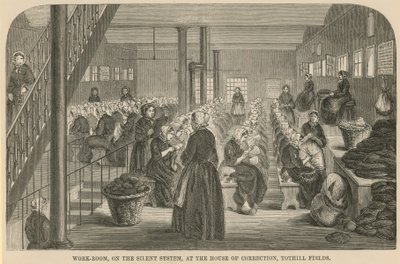 Pracovní místnost v Tothill Fields House of Correction od English School