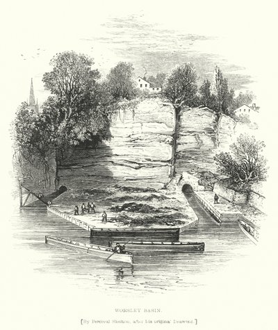 Worsley Basin (rytina) od English School