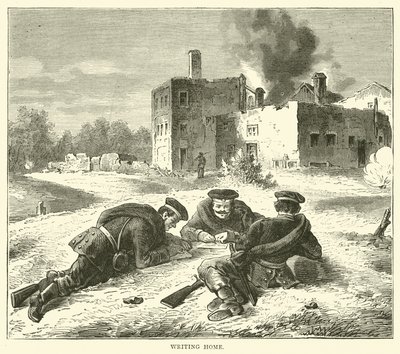 Psaní domů, září 1870 od English School