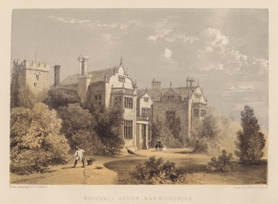 Wroxhall Abbey, Warwickshire (akvatinta) od English School