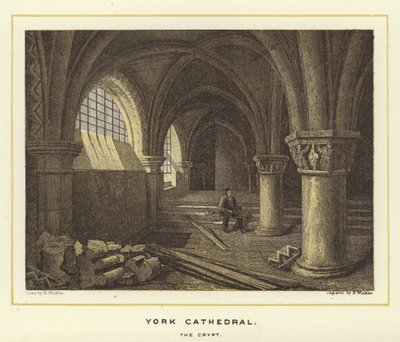 Yorkská katedrála, krypta od English School