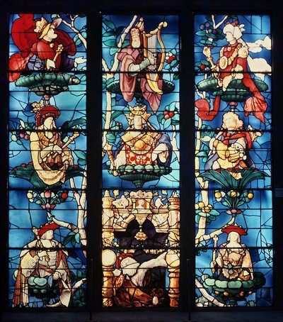 Tree of Jesse, 1522-24 (vitráže) od Engrand Leprince