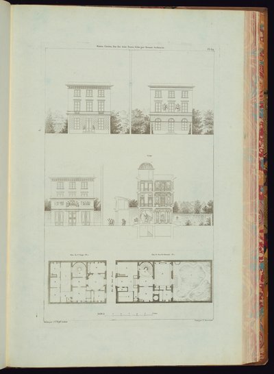 Vázaný tisk (Francie) od Engraved by Charles Nicolas Ransonnette