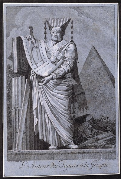 Architekt v řeckém stylu, 1771 od Ennemond Alexandre Petitot
