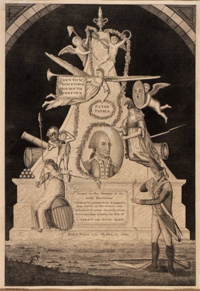 Smuteční kus pro George Washingtona od Enoch G. Gridley