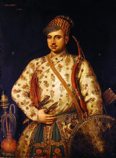 Portrét moghulského prince od Enoch Seeman