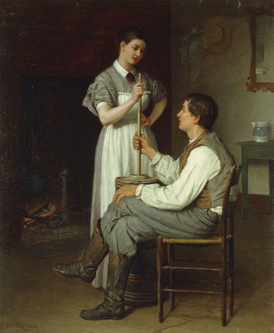 Pomocná ruka, 1877 od Enoch Wood Perry
