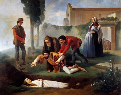 Pohřeb Pia de Tolomei od Enrico Pollastrini