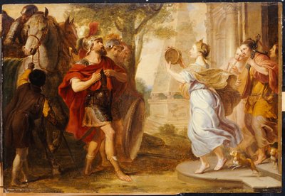 Jepta pozdravila jeho dcera od Erasmus Quellinus