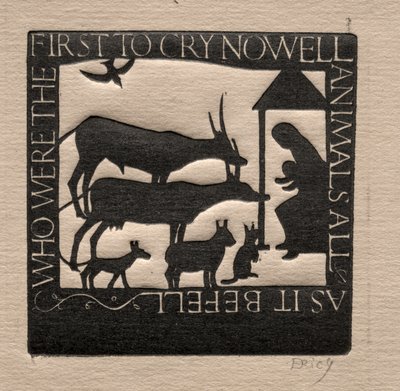 Všechna zvířata: Kdo jako první plakal Nowell? od Eric Gill