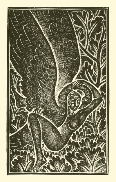 Leda milovala od Eric Gill