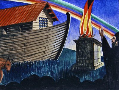 Noe a archa od Eric Gill